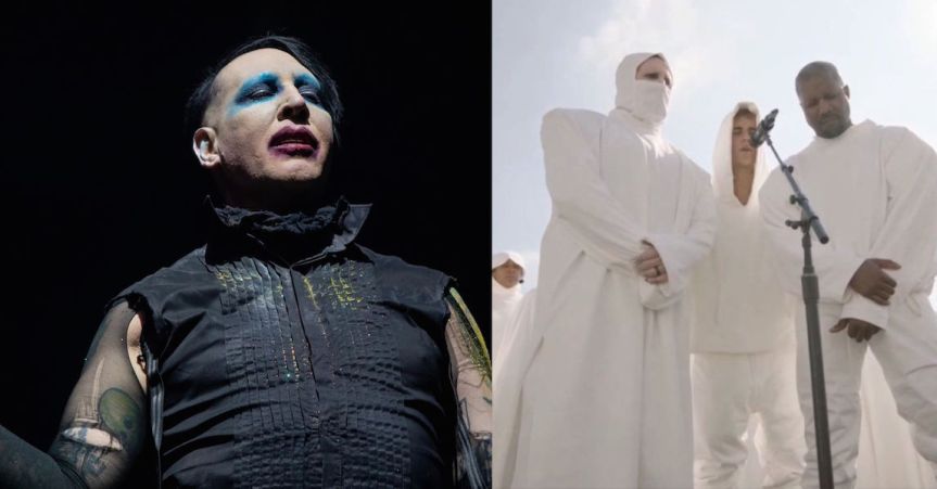 La falsa “chiesa” del “dio del rap” Kanye West e la “conversione” di M.Manson